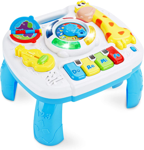 Activity Table Center with Lights and Music Toys for Baby 12 Months 1 Year Old - Picture 5 of 12