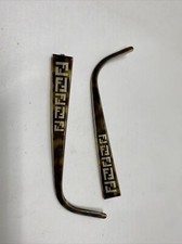 FENDI ITALY F664 216 140mm TORTOISE CRYSTAL TEMPLE ARM PARTS F67