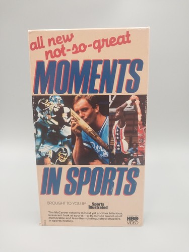 Sports Illustrated All New Not So Great Moments In Sports VHS 1988 - Imagen 2 de 5