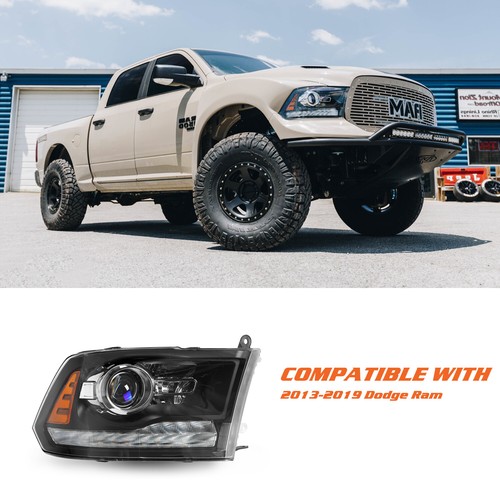 For 2013-2018 Dodge Ram 1500 2500 3500 LED Projector Headlight LH Passenger Side - Picture 6 of 6