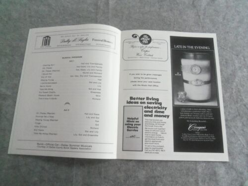 1974 TAKE ME ALONG PROGRAM - GENE KELLY - DALLAS SUMMER MUSICALS - J 7693 - Picture 3 of 5