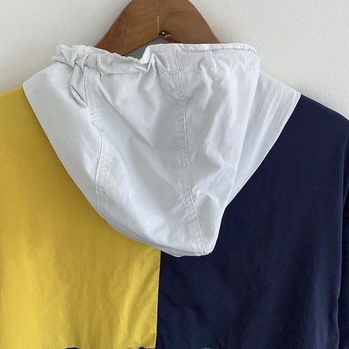 Polo Ralph Lauren Windbreaker Jacket Size M Medium Mens Colour Block Rain Coat - Picture 7 of 12