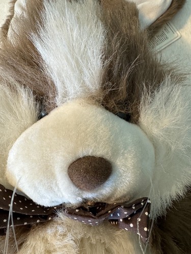 Ganz Heritage Collection Shagoo Bunny Marrón Blanco Peluche De Colección Con Etiquetas 17" - Imagen 3 de 6