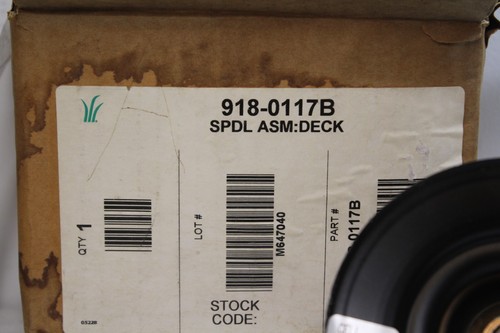 Spindle Assembly w/ Pulley for MTD: 618-0112, 618-0117, 918-0117, 918-0117A - Picture 2 of 11