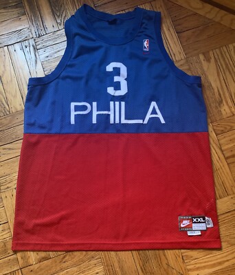 Allen Iverson 76ers Jersey Size XXL Nike Rewind | eBay