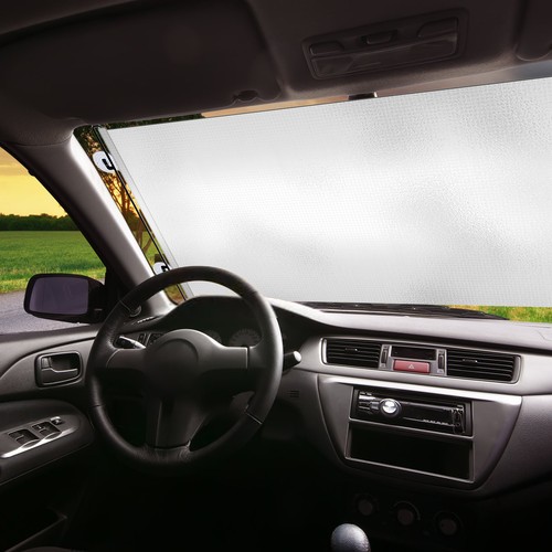 Universal Roller Blinds Suction Cup Sunshade Blackout Curtain Car Bedroom - Picture 9 of 15