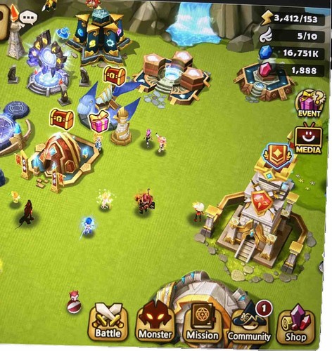 Summoners War Asia Ld5 nephthys + 5 Nat5 (Seara, Shizuka, Teshar, BARBARA, 570RM - Picture 1 of 2