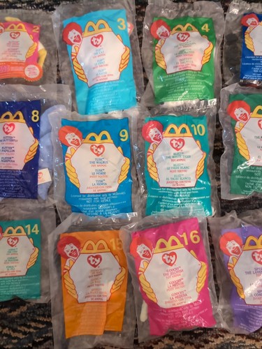 McDonald's TY 2000 ¡Beanie Beanie Babies! ¡Juego completo de 18! Precintado en paquetes - Imagen 3 de 8