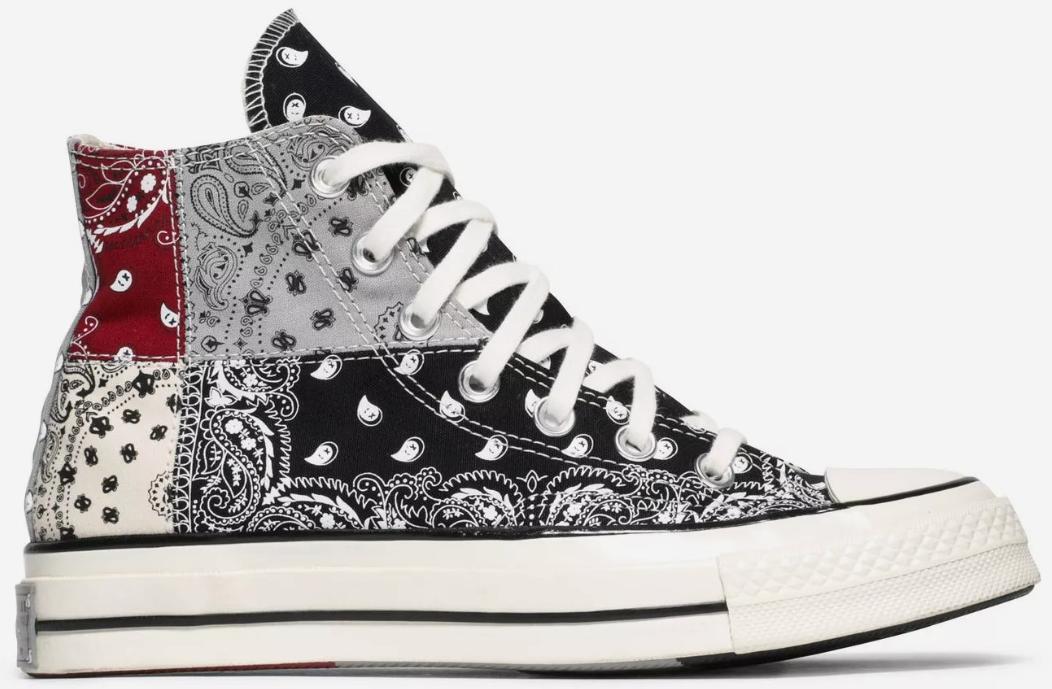 Converse Offspring x Chuck 70 High \'Paisley Patchwork\' Mens Sz 5 169880C (351) Converse Offspring x Chuck 70 High  main image 4