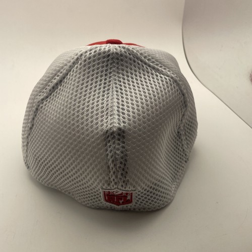 Kansas City Chiefs Medium Large New Era 39THIRTY Flex Fit Mütze Cap Rot Weiß - Bild 4 von 10