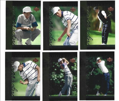 2001 UD SP AUTHENTIC FULL SET of Tiger Woods Tiger Tales TT1-TT30 MINT