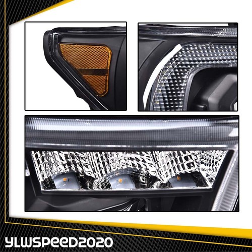 Amber Reflector LED Projector Headlights Fit For 2007-13 Tundra 2008-17 Sequoia - Picture 8 of 12