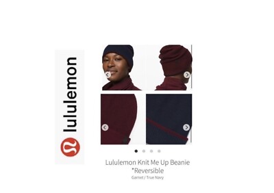 ?Spring Cleaning?LuLuLemon Knit Me Up Reversible Hat  display picture 3