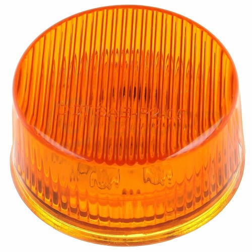 6X Amber 2 inch 9 LED Round Truck Trailer Side Marker Clearance Light w/ Grommet - Picture 8 of 12