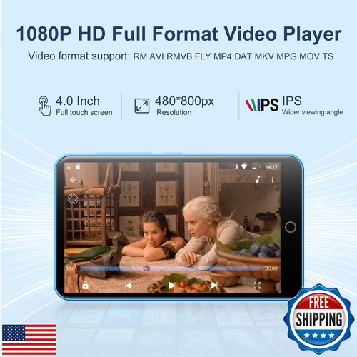 80GB MP3 Player with Bluetooth and WiFi, Android Player with Speaker Mp3 and - Picture 4 of 5