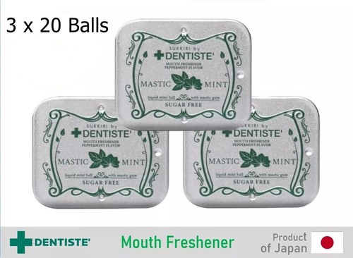 Sukiri by Dentiste Mouth Freshener Love Mint Fresh Breath Candy 3 x 20 pieces - Picture 1 of 4