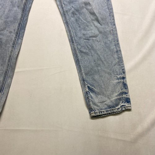 Pantalones de mezclilla rectos American Eagle Outfitters para mujer 0 azul algodón tiro alto - Imagen 9 de 19