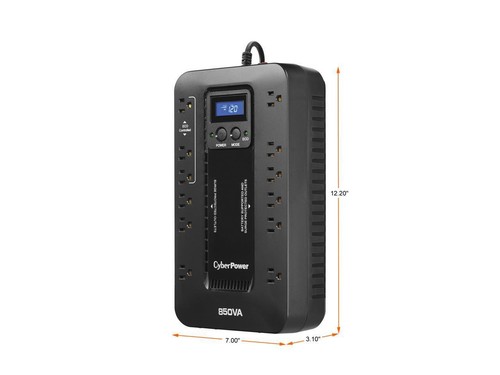 CyberPower EC850LCD 850 VA 510 Watts UPS - Picture 3 of 4