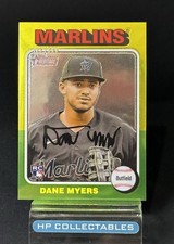 Dane Myers 2024 Topps Heritage High Number CHROME ROOKIE SSP/699! MARLINS!