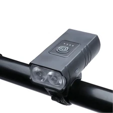 High-Intensity Front Cycling Flashlight with Rear Light Accessory Set