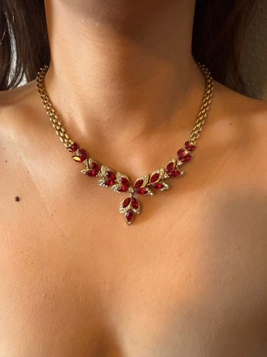 Japanese costume jewelry necklace vintage