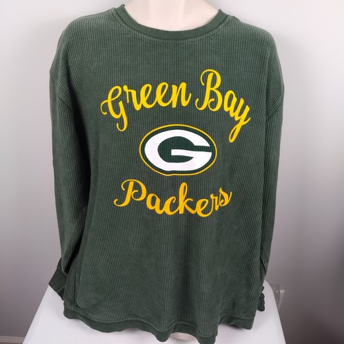 Green Bay Packers NFL Sweatshirt Womens Size 2xl Green G-III 4Her by Carl Banks - Picture 2 of 11