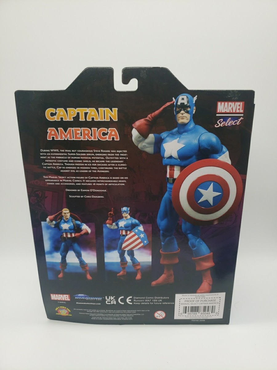 Marvel Diamond Select Captain America 8-inch Action Figure Classic