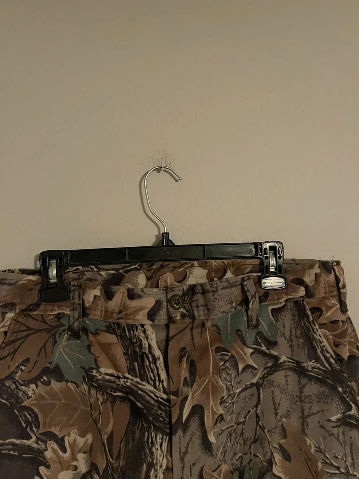 Vintage Realtree USA Made Advantage Camo Adjustable Polyester Pants -Men's 35x32 - Image 3 of 4