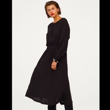 H&M XL Black Maxi Dress with pearl details midi maxi classic elegant party