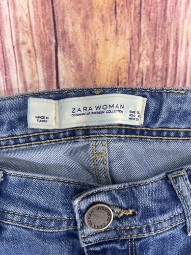 Zara Woman Denimwear Premium Collection Boot Cut Jeans Size 8 (28x28) - Picture 3 of 5