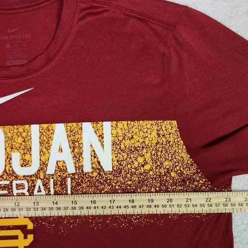 USC Troyanos Béisbol Nike Ropa Activa Camisa XL Rojo Corte Atlético NCAA Colegial - Imagen 8 de 9