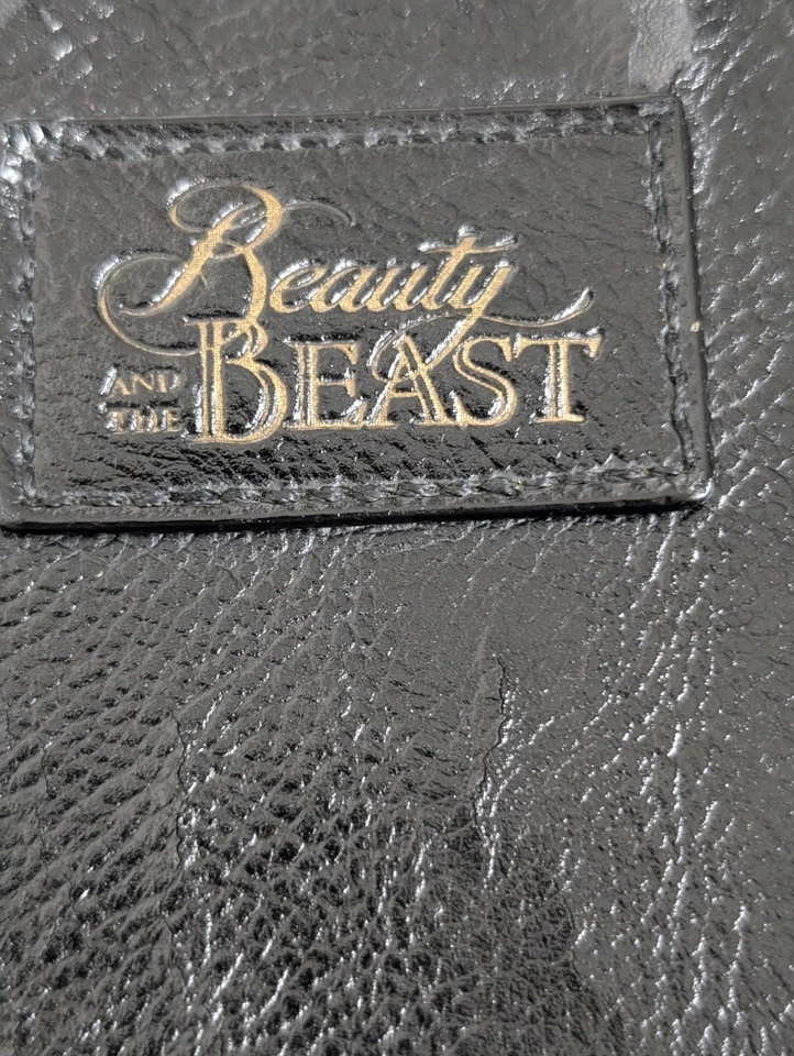 Bolso Bandolera Redondo Disney La Bella y la Bestia - Diseño de Vidrieras Rosa Roja Foto 3 de 4