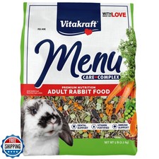 Vitakraft Menu Premium Rabbit Food - Alfalfa Pellets Blend - Vitamin and Mine