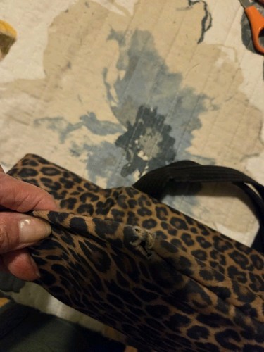 Herve Chapelier Leopard tote bag - Picture 8 of 13