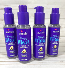 Aussie Miracle Moist Intense Hydration Hair Oil w/ Avocado Jojoba 3.2oz (4pack)