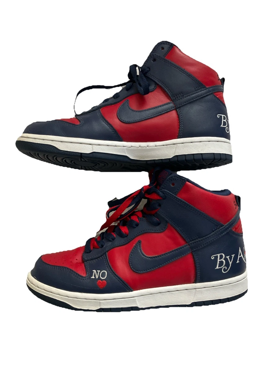 Nike Dunk High Supreme Red | eBay