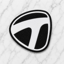 TAYLOR MADE GOLF EMBROIDERED IRON ON PATCH 3.25X3" FREE SHIPPING AND TRACKING