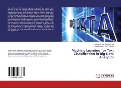 Machine Learning for Text Classification in Big Data Analytics Taschenbuch 96 S.