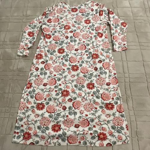 Lands' End Tshirt Kleid Damen Langarm Blumen Freizeit Freizeitkleidung Klassiker - Bild 8 von 14