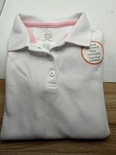 Wonder Nation Girls White Polo School Uniform. New.