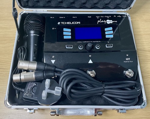 TC HELICON PLAY ACOUSTIC GUITAR & VOCAL EFFECTS PROCESSOR INC: MIC, CABLE & CASE - Picture 2 of 7