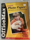 Papier fotograficzny OfficeMax o wysokim połysku - 8,5 x 11 drukarek atramentowych -NOWY