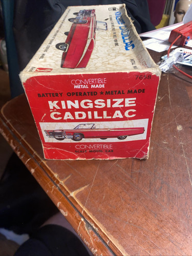 Vintage NOS Bandai Kingsize Cadillac Cabrio Spielzeugauto aus den 1960er Jahren. - Bild 15 von 15