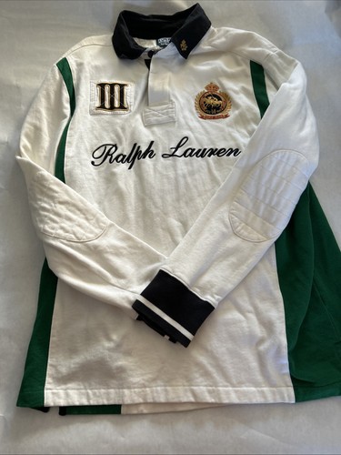 Camisa Polo Ralph Lauren De Colección Para Hombres Rugby Snow Challenge Copa Ajuste Personalizado Larga XL - Imagen 3 de 7