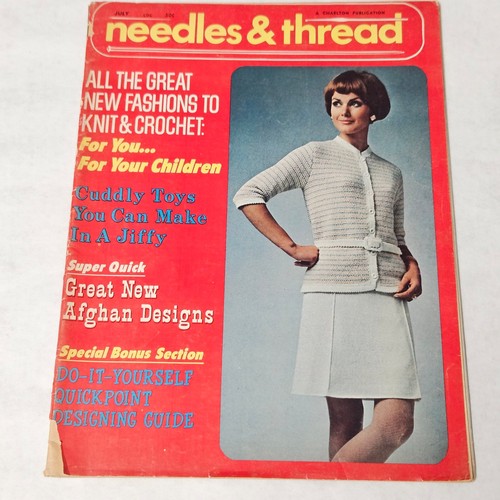 needles & thread magazine July 1971 Great New Fashions to Knit and Crochet - Picture 1 of 2