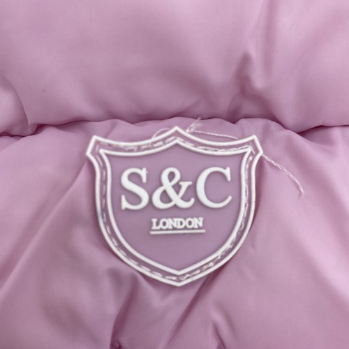 Sydney & Co Dog Coat Small Purple Pink Reversible Puffer Vest Jacket Zipper - Picture 7 of 14