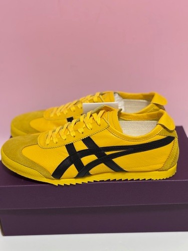 Onitsuka Tiger DAMEN MEXICO 66 DELUXE 1182A466 TAI-CHI GELB/SCHWARZ mit Schuhbeutel - Bild 2 von 13