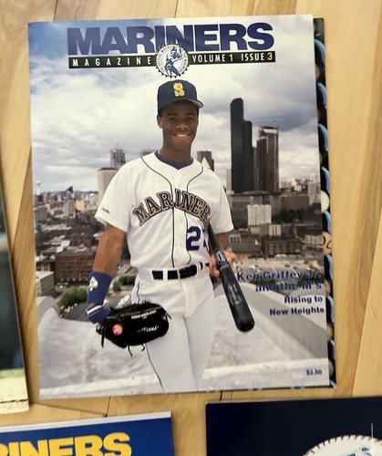 Vtg Mariners Magazine Lot Ken Griffey Jr Rookie Year 1989 1990 1994 Ms Baseball - Picture 3 of 7