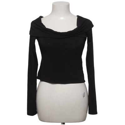 Pull & Bear, Top, Größe: M, Schwarz, Einfarbig, Damen #Xy9