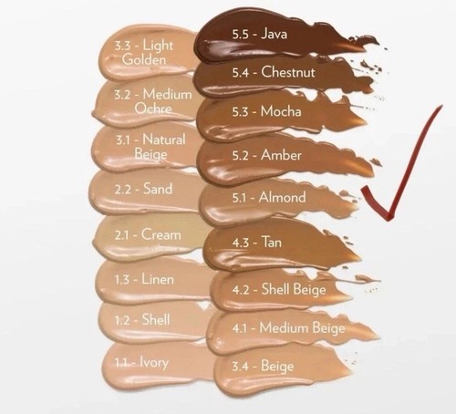 Nuskin Nu Skin Nu Colour Bioadaptive BB+ Skin Loving Foundation ALMOND 5.1 SPF35 - Picture 3 of 8